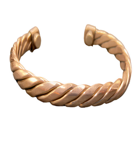 Men's Braided Copper Healing Bracelet easily adjustable Magnetic Therapy