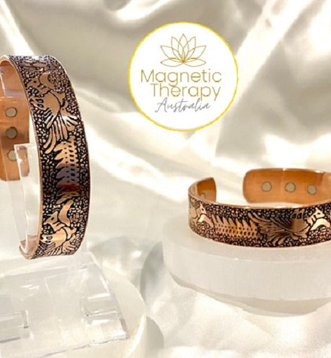 Dragon Legend in Solid Copper Magnetic Therapy Bracelet