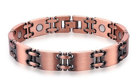 Mens Double Strength Copper Magnetic Therapy Bracelet  Willis Judd  Australia