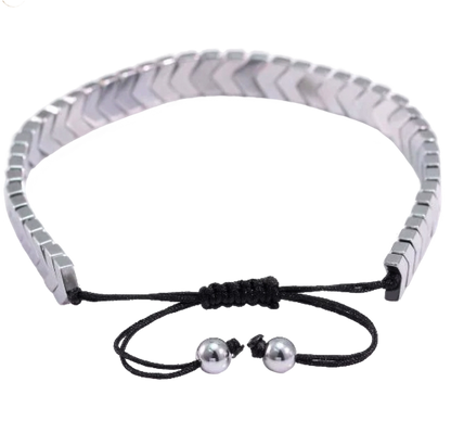 Hematite Bracelet – Enhances Energy, Stability & Balance