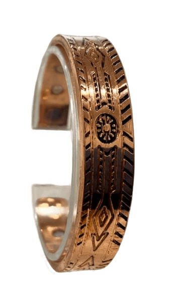 Copper Magnetic Bracelet Old Charm Arrow Design