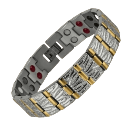 Leaf Dual-Tone Titanium Magnetic Band