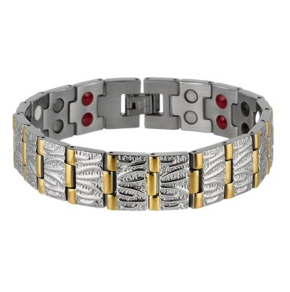 Leaf Dual-Tone Titanium Magnetic Band