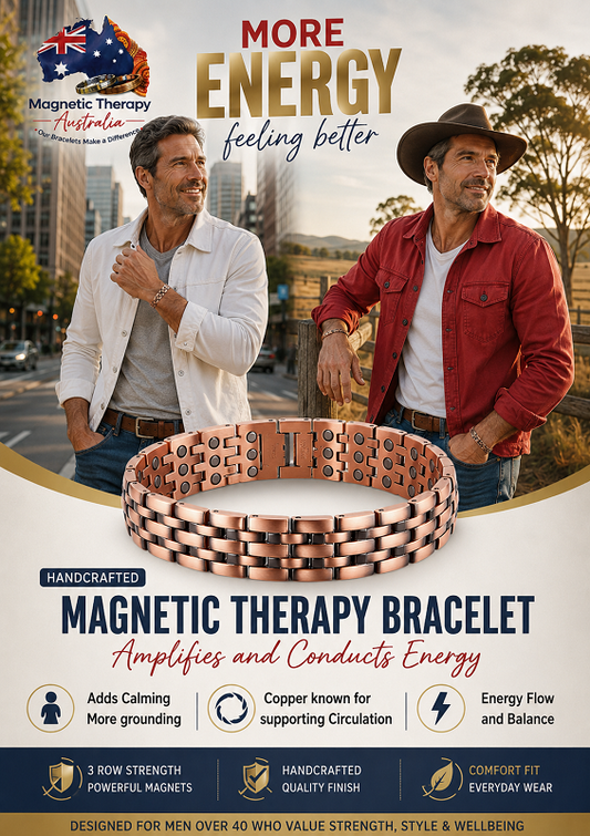 Men's Triple Strength Magnetic Therapy Bracelet