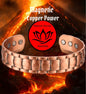 Pure Copper Energy & Balance Magnetic Therapy Bracelet -Hand Crafted
