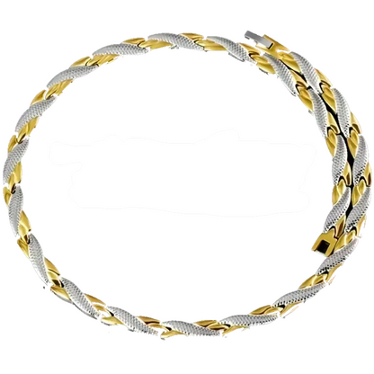 Women's Titanium Steel Magnetic Therapy Necklace