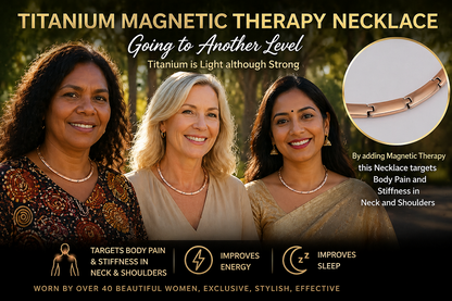 Titanium Magnetic Therapy Necklace - Another Level - Super Light