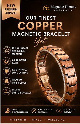 Pure Copper Magnetic Bracelet Targeting Joint Pain - Balance for men