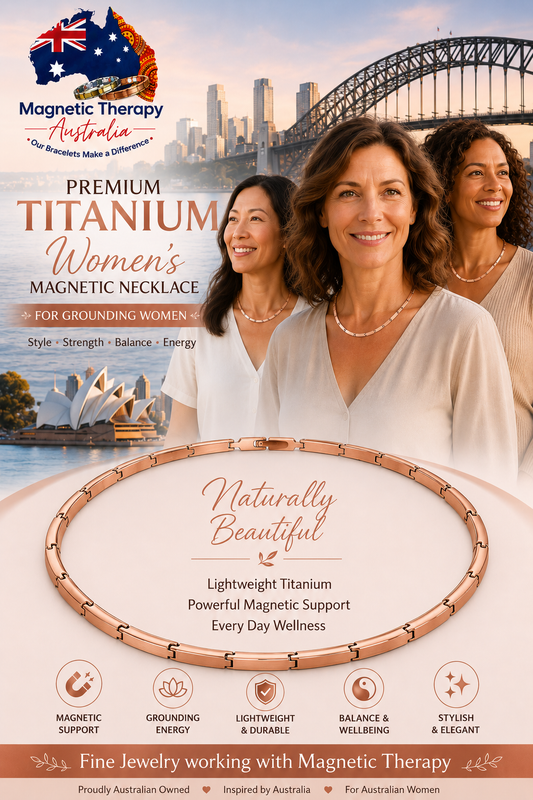Magnetic Therapy Necklace - Fine Jewellery - Grounding Benefits