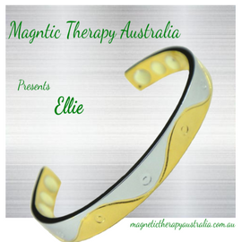 Magnetic Therapy Copper Gold & Silver Cuff Bracelet