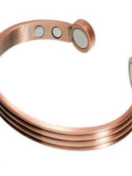 Mdream Heavy Pure Copper Magnetic Bracelet – 44 Grams, Large Arthritis Therapy Cuff, Unisex